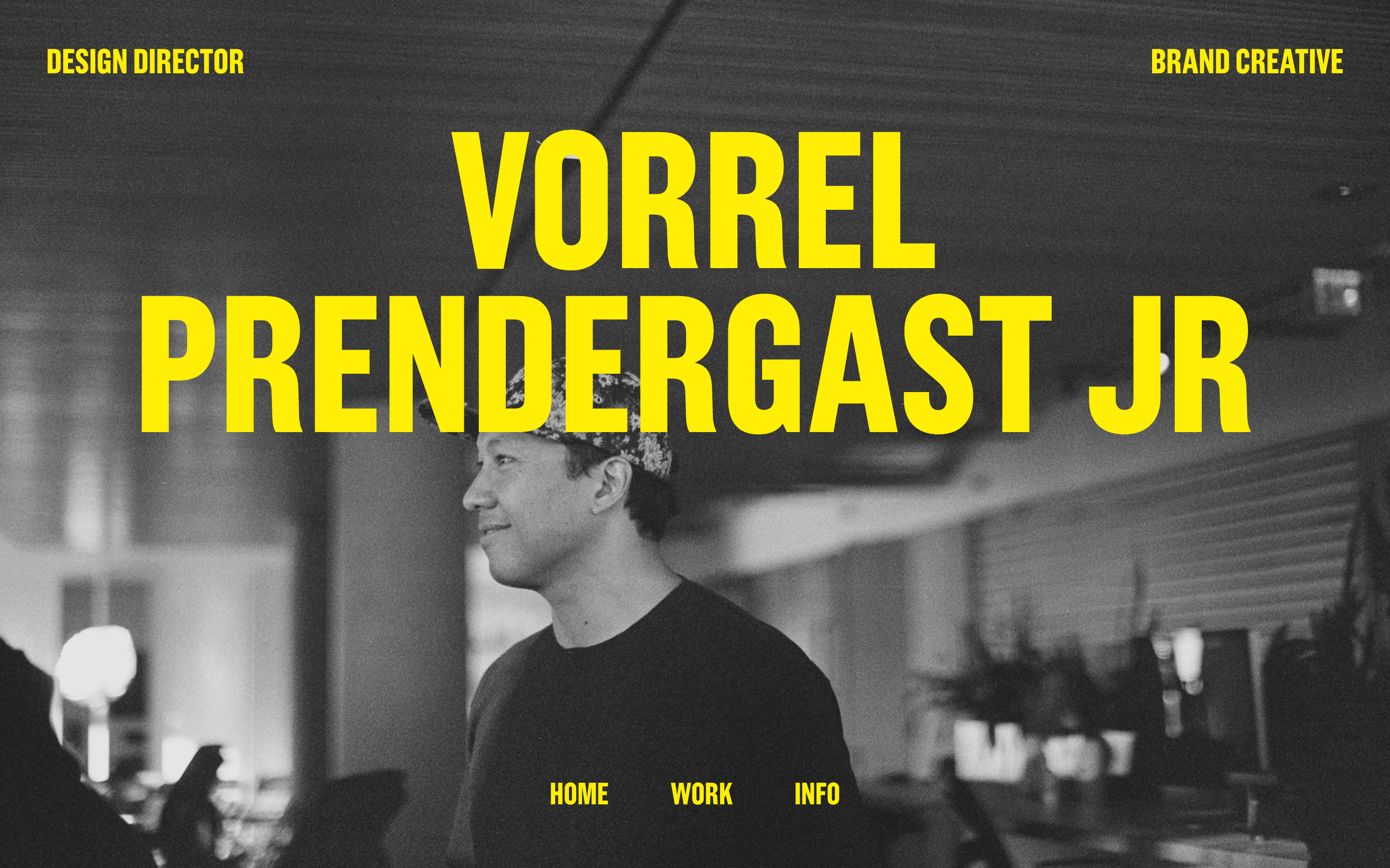 Vorrel portfolio hero preview