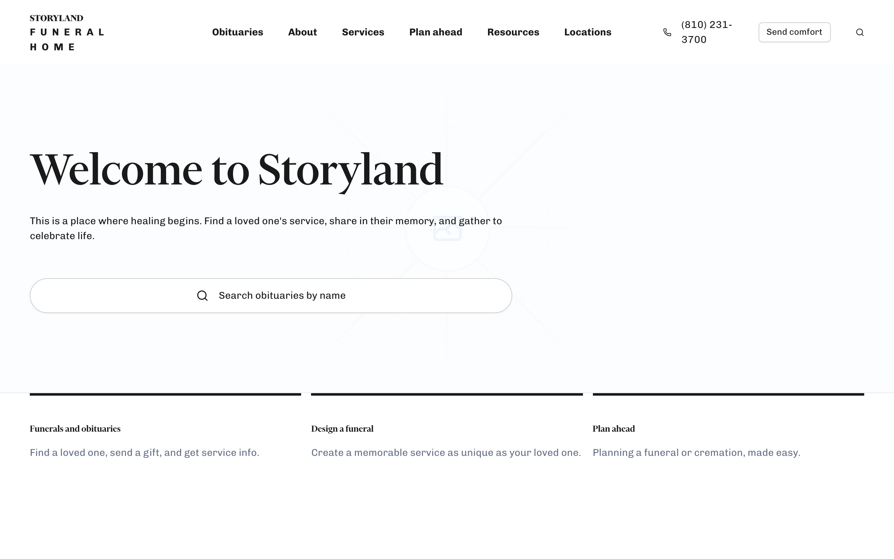 Clearwater: editorial blue serif preview