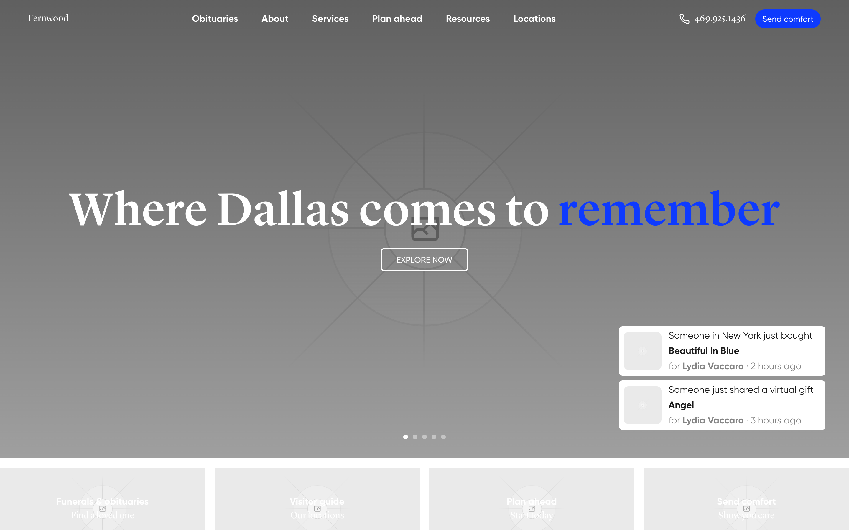 Fernwood: editorial blue memorial preview