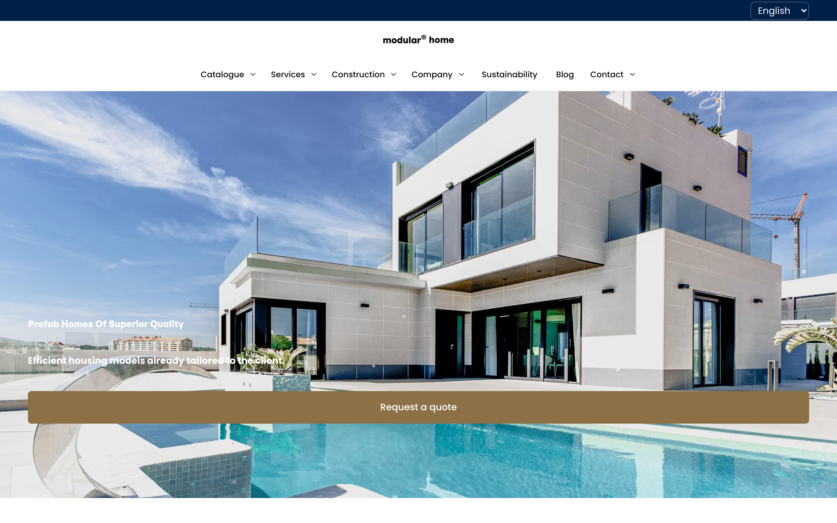 Modular Home: prefab showcase preview