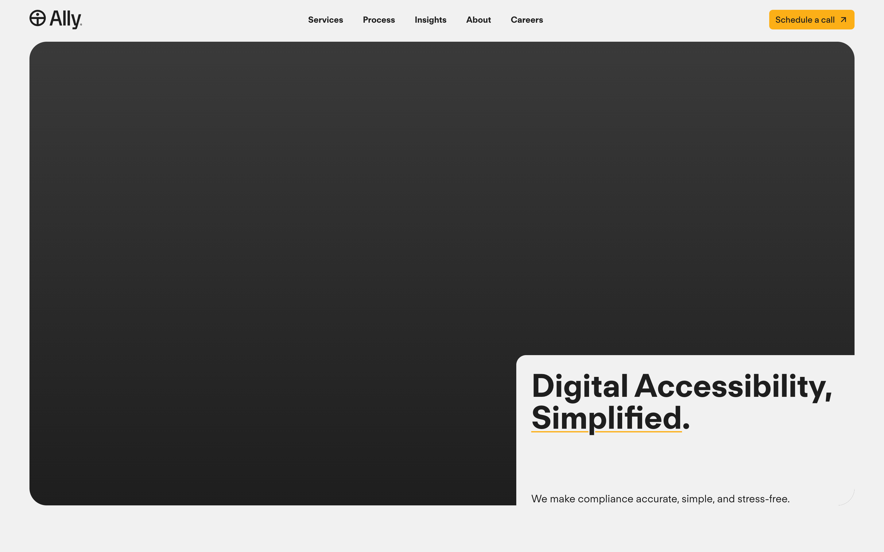 Ally: digital accessibility preview